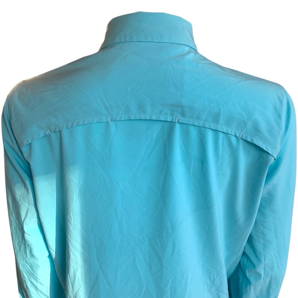 Ariat VentTEK Turquoise Performance Shirt M - Picture 4 of 9